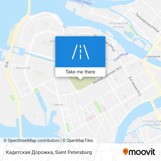 Кадетская Дорожка map