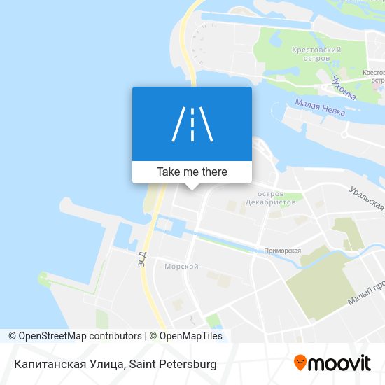 Капитанская Улица map