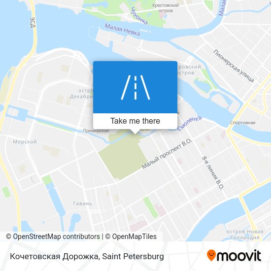 Кочетовская Дорожка map