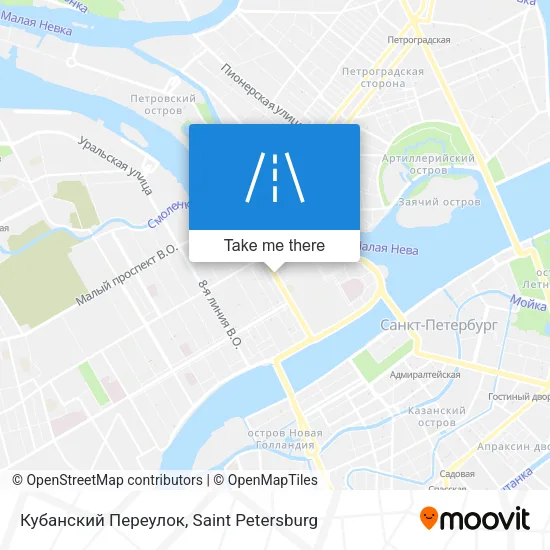 Кубанский Переулок map