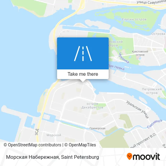 Морская Набережная map
