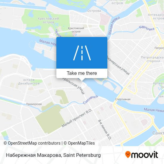 Набережная Макарова map