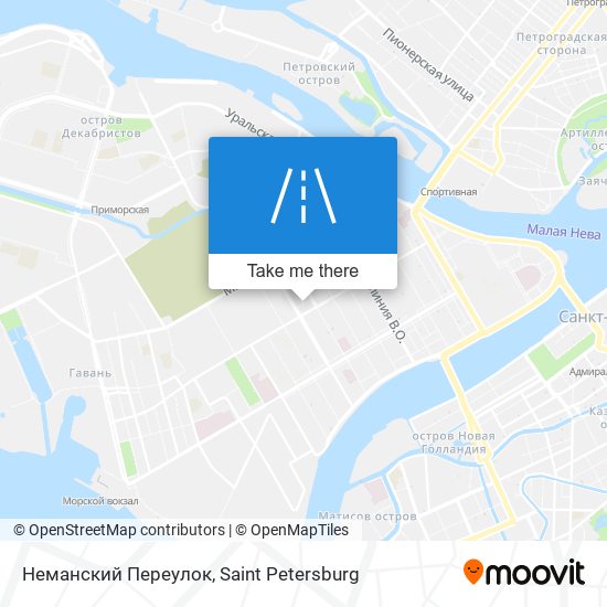 Неманский Переулок map