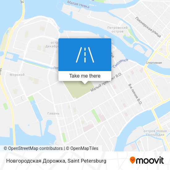 Новгородская Дорожка map