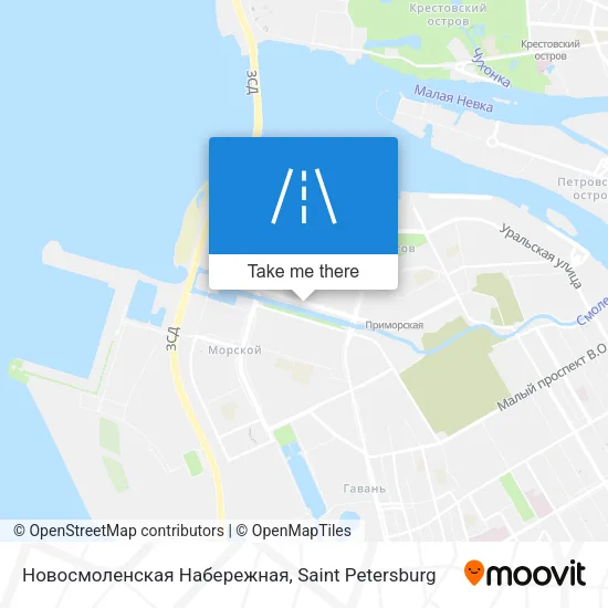 Новосмоленская Набережная map