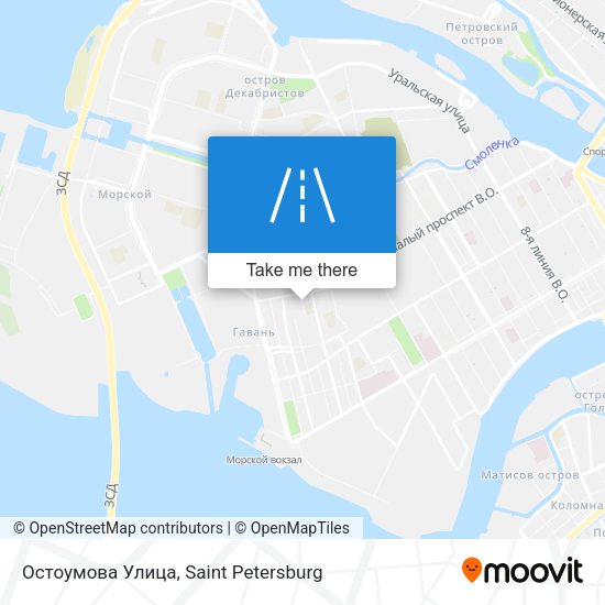 Остоумова Улица map