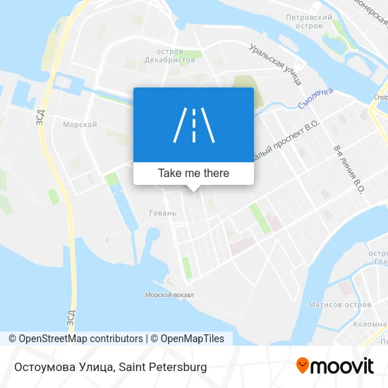 Остоумова Улица map