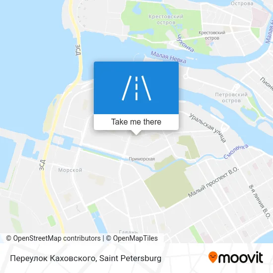 Переулок Каховского map