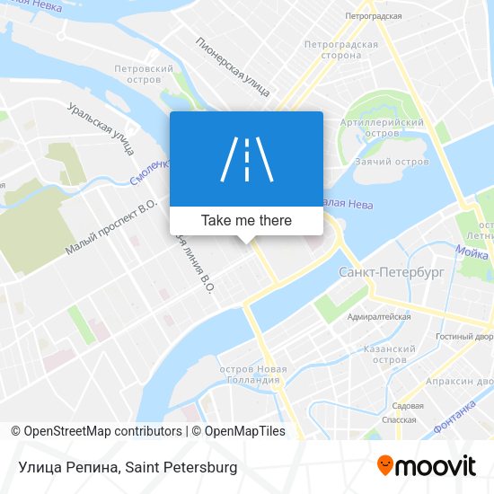 Улица Репина map