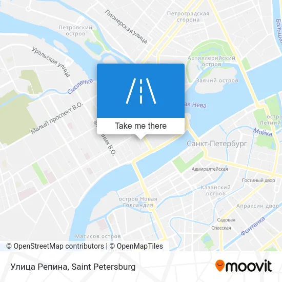 Улица Репина map