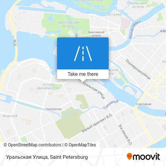 Уральская Улица map