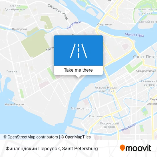 Финляндский Переулок map