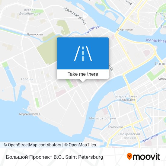 Большой Проспект В.О. map