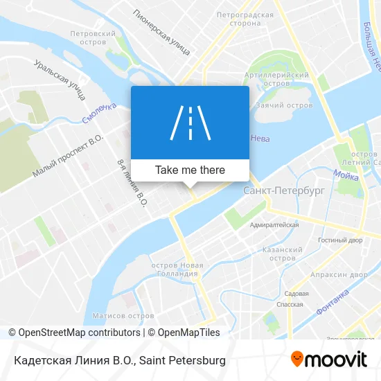 Кадетская Линия В.О. map