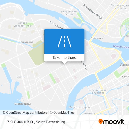 17-Я Линия В.О. map