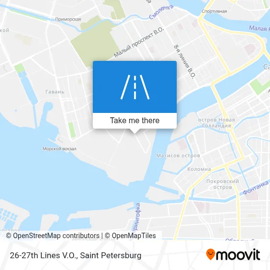 26-27-Я Линии В.О. map