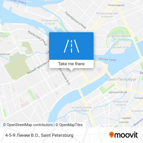 4-5-Я Линии В.О. map