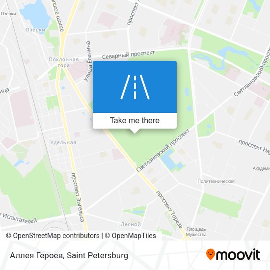 Аллея Героев map