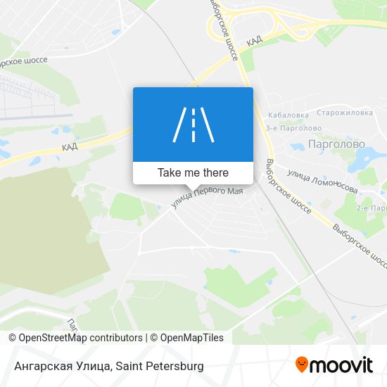Ангарская Улица map