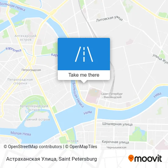 Астраханская Улица map