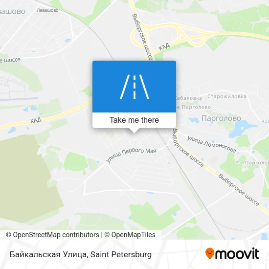 Байкальская Улица map