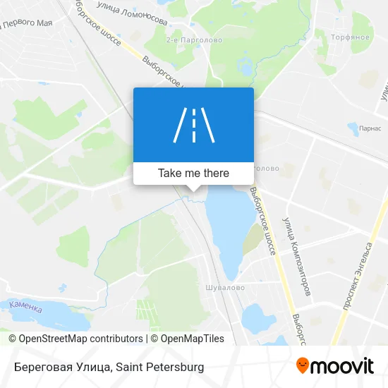 Береговая Улица map