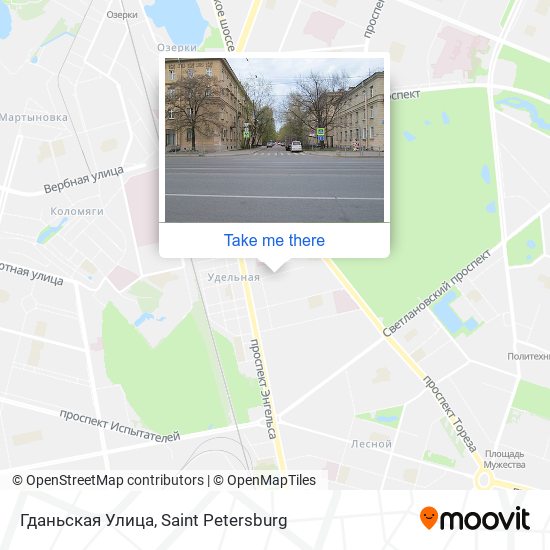 Гданьская Улица map
