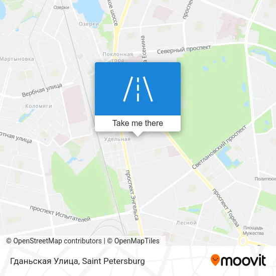 Гданьская Улица map