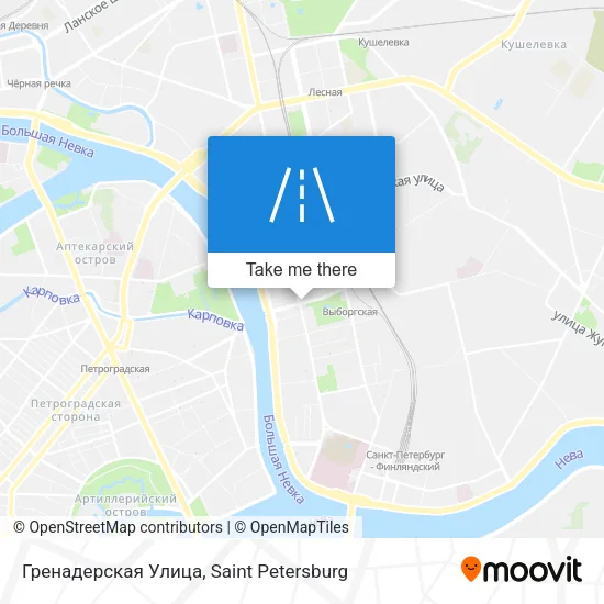 Гренадерская Улица map