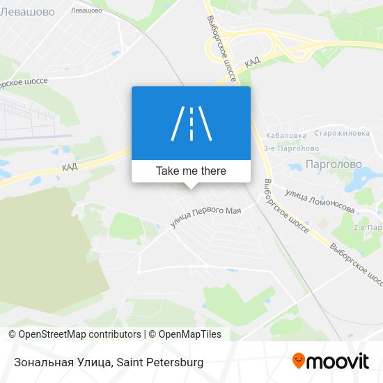 Зональная Улица map