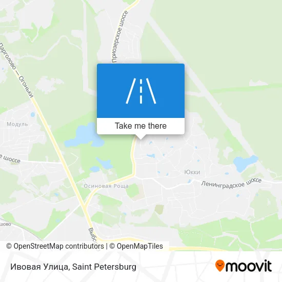 Ивовая Улица map