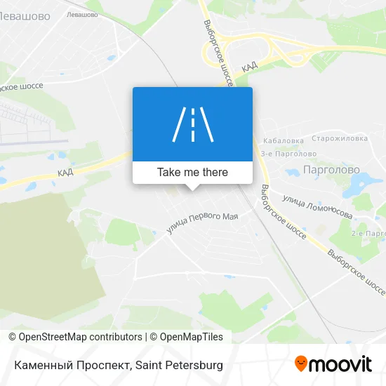 Каменный Проспект map