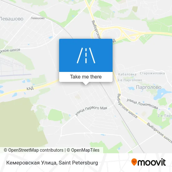 Кемеровская Улица map