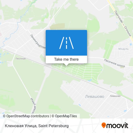 Кленовая Улица map
