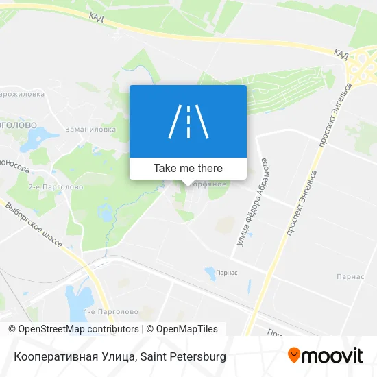 Кооперативная Улица map