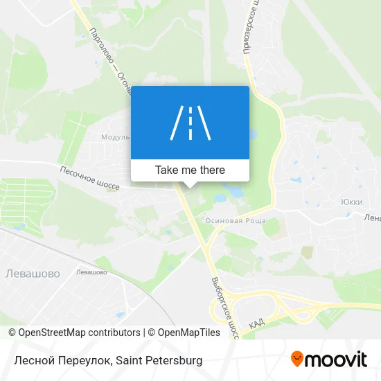 Лесной Переулок map