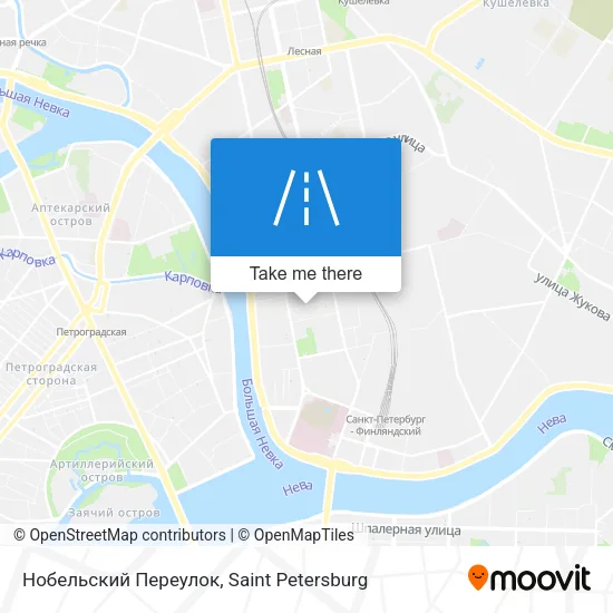 Нобельский Переулок map