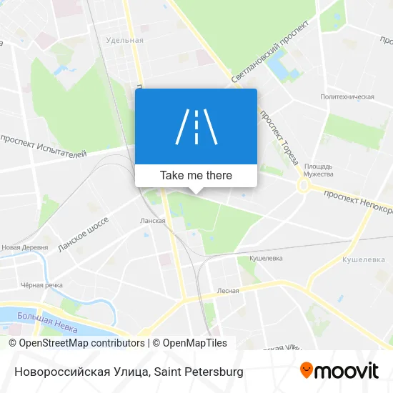 Новороссийская Улица map