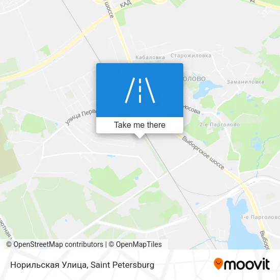 Норильская Улица map