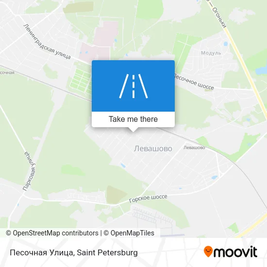 Песочная Улица map