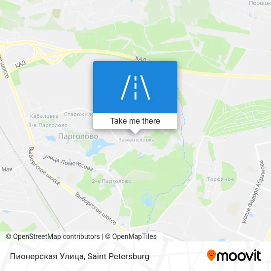 Пионерская Улица map