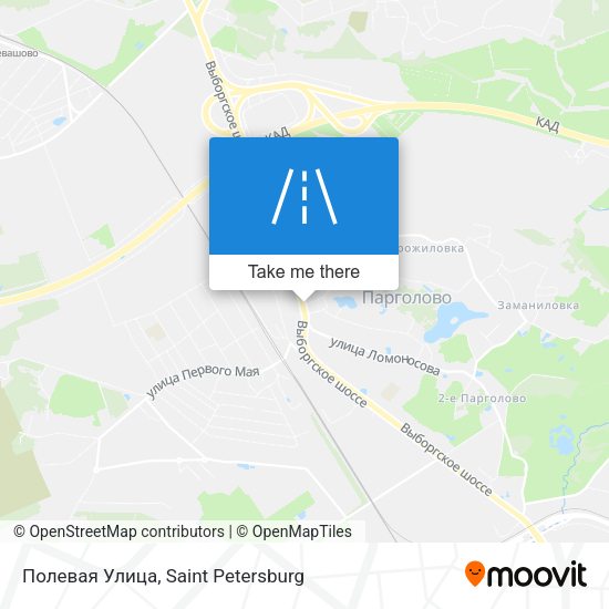 Полевая Улица map