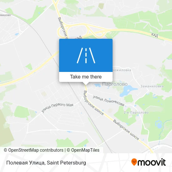 Полевая Улица map