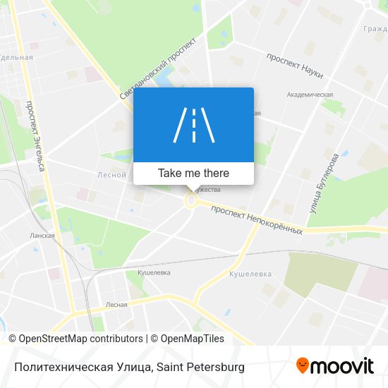 Политехническая Улица map