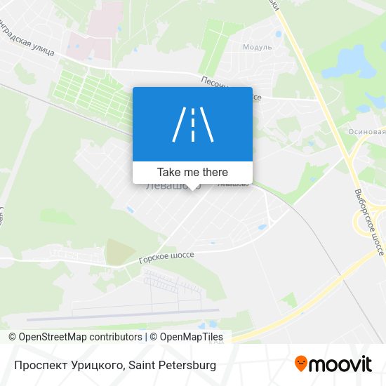 Проспект Урицкого map