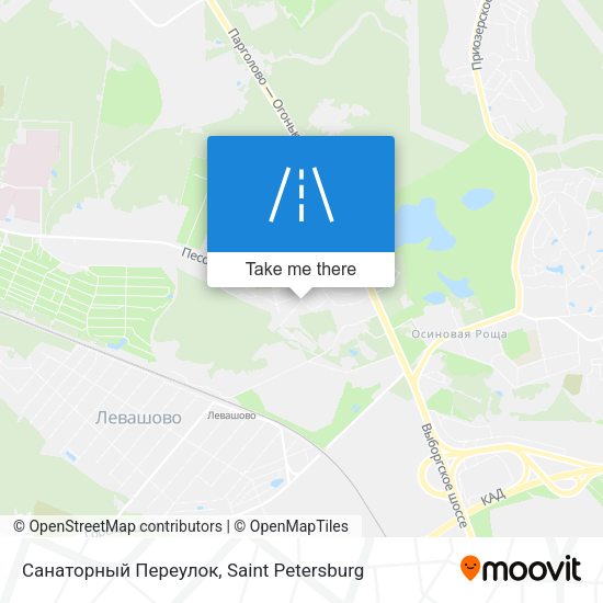 Санаторный Переулок map