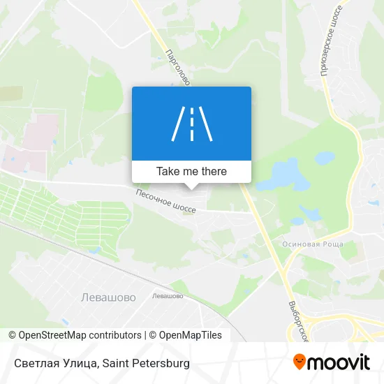 Светлая Улица map