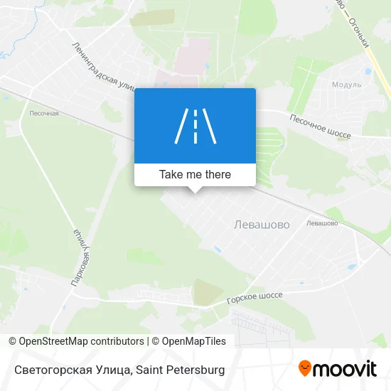 Светогорская Улица map