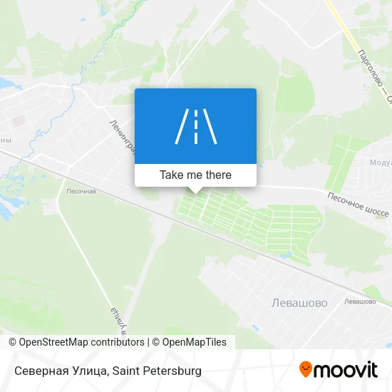 Северная Улица map