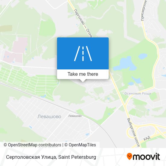 Сертоловская Улица map